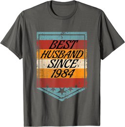 Best Husband Since 1984 Wedding Married In 1984 Marriage T-Shirt