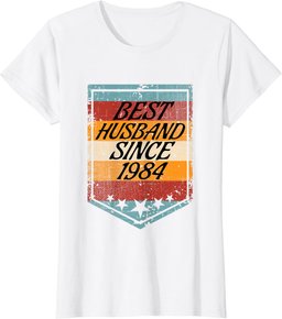 Best Husband Since 1984 Wedding Married In 1984 Marriage T-Shirt