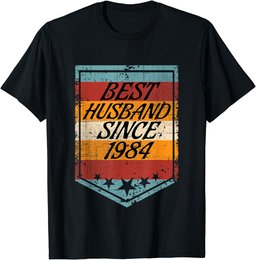 Best Husband Since 1984 Wedding Married In 1984 Marriage T-Shirt