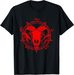 Pentacle Pentagram Five Point Star Wiccan Demonic Satanist T-Shirt