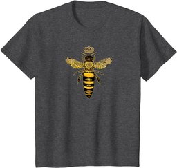 Vintage Queen Bee Earth Day Nature Love Save the Bees T-Shirt