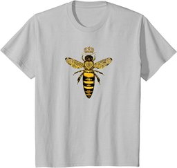 Vintage Queen Bee Earth Day Nature Love Save the Bees T-Shirt