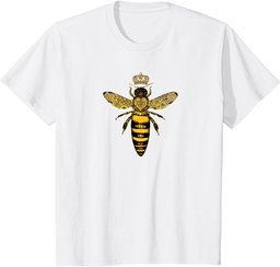 Vintage Queen Bee Earth Day Nature Love Save the Bees T-Shirt