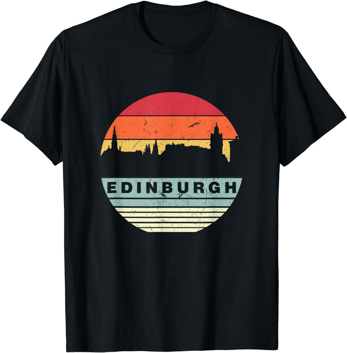 Retro Vintage Matching Family Edinburgh T-Shirt