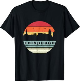 Retro Vintage Matching Family Edinburgh T-Shirt