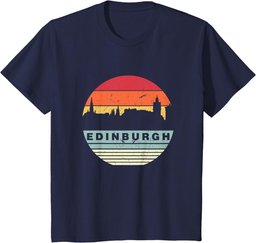 Retro Vintage Matching Family Edinburgh T-Shirt