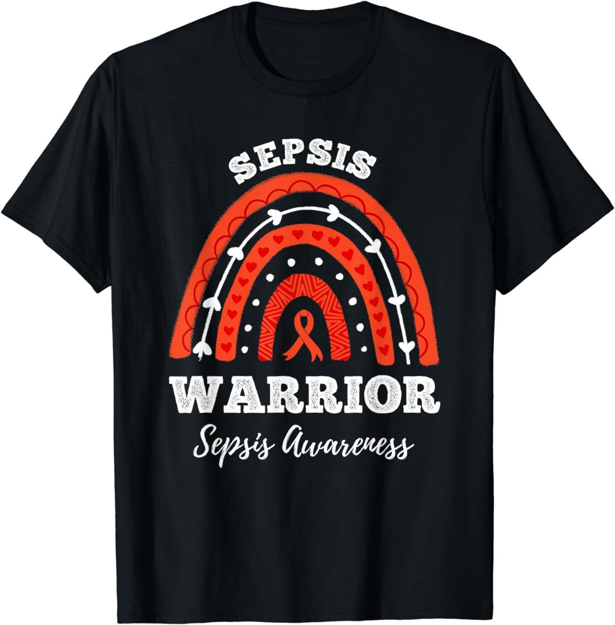 Rainbow Sepsis Warrior Sepsis Awareness Month T-Shirt