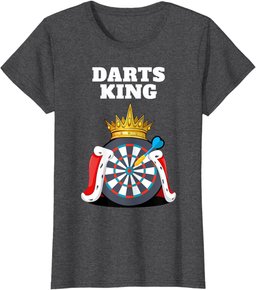 Darts King | Mens Darts Player Shirt | Boys Darts T-Shirt