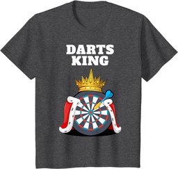 Darts King | Mens Darts Player Shirt | Boys Darts T-Shirt