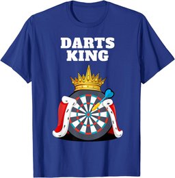 Darts King | Mens Darts Player Shirt | Boys Darts T-Shirt