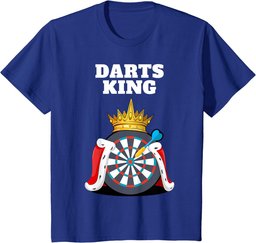 Darts King | Mens Darts Player Shirt | Boys Darts T-Shirt