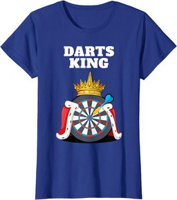 Darts King | Mens Darts Player Shirt | Boys Darts T-Shirt