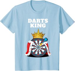 Darts King | Mens Darts Player Shirt | Boys Darts T-Shirt