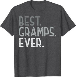 Best Gramps Ever Tshirt Gifts from Grandchildren Cute Gramps T-Shirt