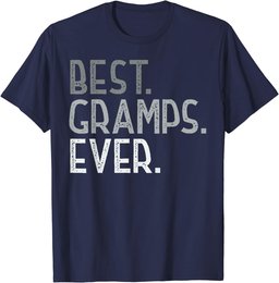 Best Gramps Ever Tshirt Gifts from Grandchildren Cute Gramps T-Shirt
