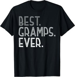 Best Gramps Ever Tshirt Gifts from Grandchildren Cute Gramps T-Shirt