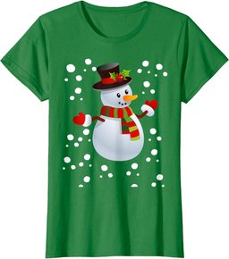 Snowman In The Snow Christmas T-Shirt