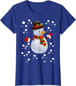 Snowman In The Snow Christmas T-Shirt