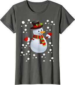 Snowman In The Snow Christmas T-Shirt
