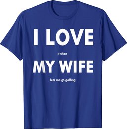 Funny I Love Golf Ball Club Golf Accessory Golfer T-Shirt
