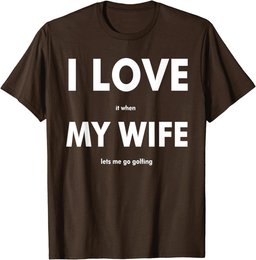Funny I Love Golf Ball Club Golf Accessory Golfer T-Shirt