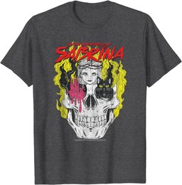 The Chilling Adventures Of Sabrina Icon Skull T-Shirt