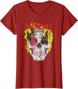 The Chilling Adventures Of Sabrina Icon Skull T-Shirt