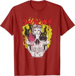 The Chilling Adventures Of Sabrina Icon Skull T-Shirt