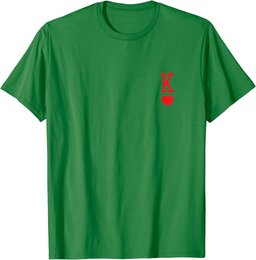 King of Hearts Matching Couple Saint Valentine's Day T-Shirt