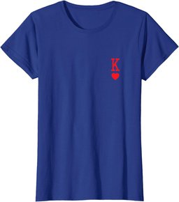 King of Hearts Matching Couple Saint Valentine's Day T-Shirt