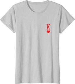 King of Hearts Matching Couple Saint Valentine's Day T-Shirt