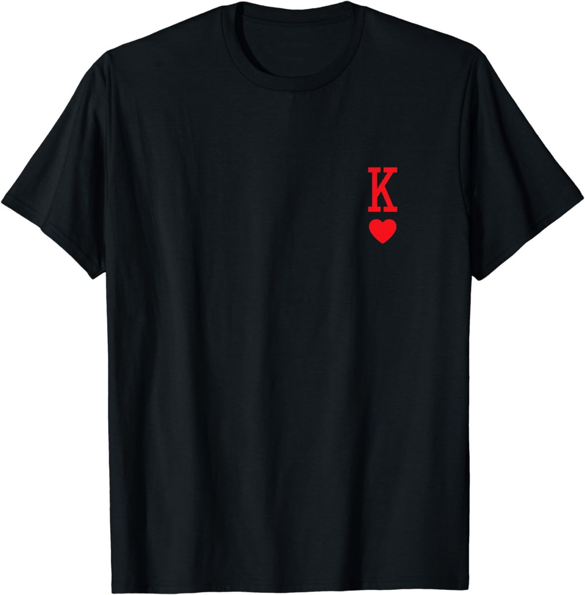 King of Hearts Matching Couple Saint Valentine's Day T-Shirt