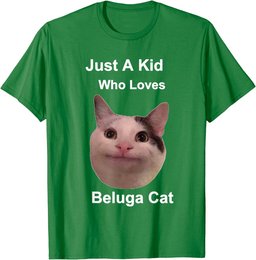 Just A Kid Who Loves Beluga Cat T-Shirt