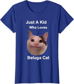 Just A Kid Who Loves Beluga Cat T-Shirt