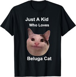 Just A Kid Who Loves Beluga Cat T-Shirt