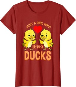 Just A Girl Who Loves Ducks T-Shirt