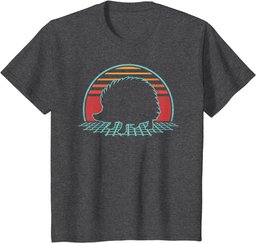 Hedgehog Retro Vintage 80s Style Animal Lover Gift T-Shirt