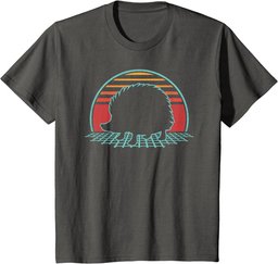 Hedgehog Retro Vintage 80s Style Animal Lover Gift T-Shirt