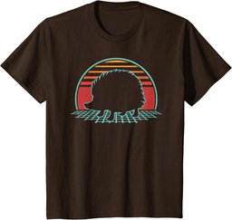 Hedgehog Retro Vintage 80s Style Animal Lover Gift T-Shirt