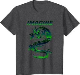 Imagine Fantasy Dragon Tattoo Style T-Shirt T-Shirt