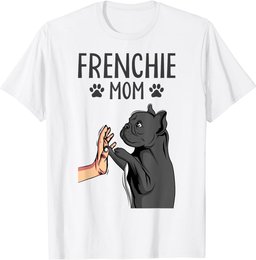 Frenchie Mom Cute French Bulldog Dog Mama Funny Girls T-Shirt