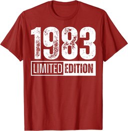 limited edition and born in 1983 T-Shirt