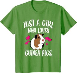Just A Girl Who Loves Guinea Pigs T-Shirt Pet Lover Gift