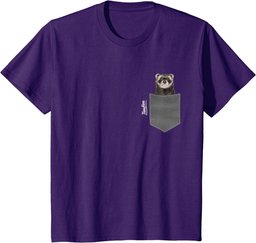 Ferret In Pocket - Ferret Lover Themed T-Shirt