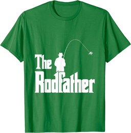 The Rod Father Catching A Fish Tee T-Shirt