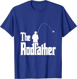 The Rod Father Catching A Fish Tee T-Shirt