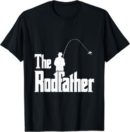 The Rod Father Catching A Fish Tee T-Shirt