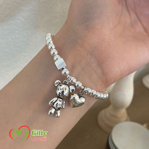 Cute Bear Pendant Party Jewelry