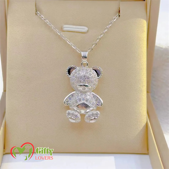 Cute Belly Bear Necklace