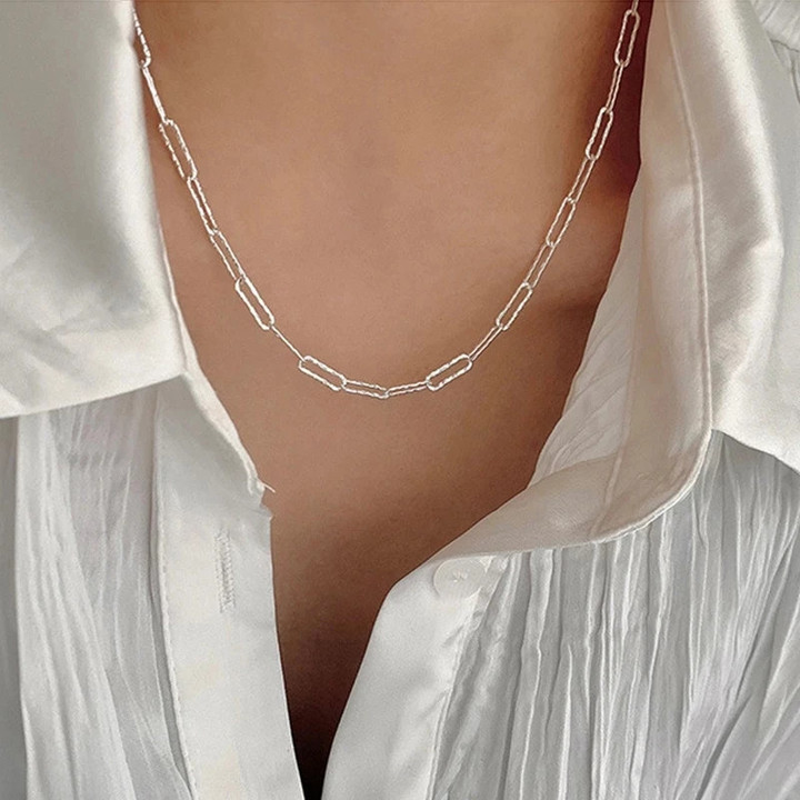 Silver Choker Necklace